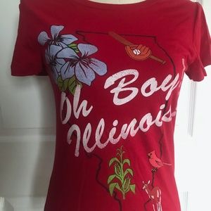 Oh Boy Illinois! T-shirt Size Small